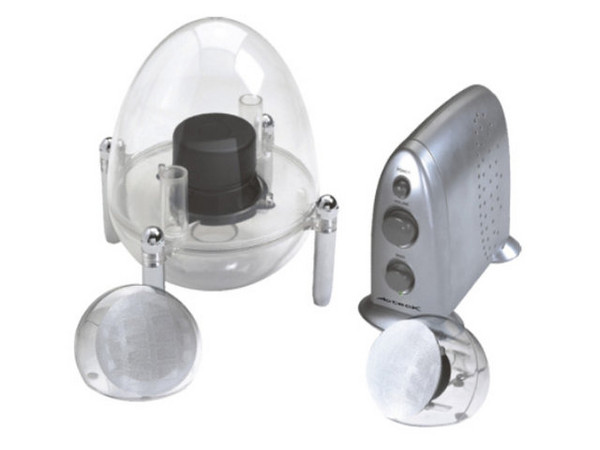 Multimedia Subwoofer 2.1, alto blindaje magnetico, sistema de alta fidelidad.