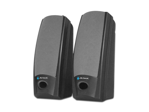 Bocinas para Computadora Acteck AX-2500, 3.5mm, Color Negro.