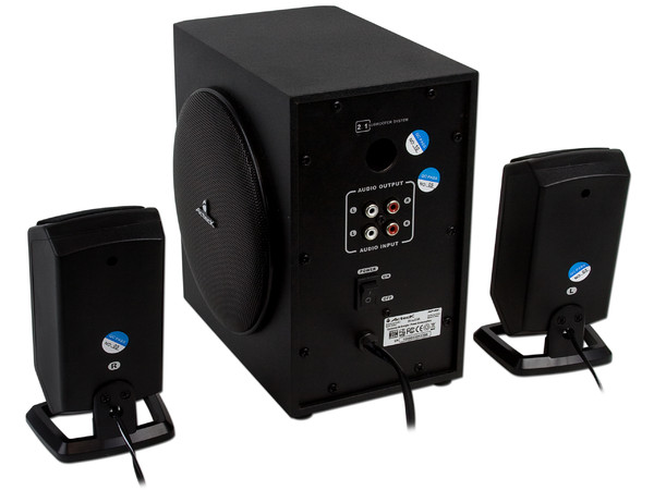 Bocinas 2.1 Acteck AXF-200  de 120 Watts PMPO