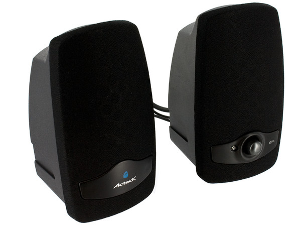 Bocinas Acteck AXS-2800 de 700 Watts PMPO, Color Negro.
