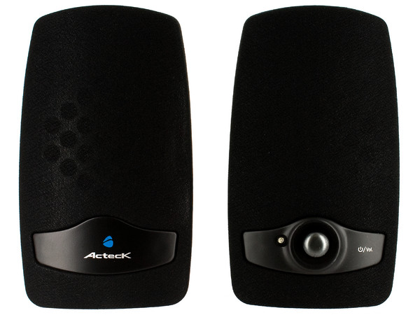Bocinas Acteck AXS-2800 de 700 Watts PMPO, Color Negro.