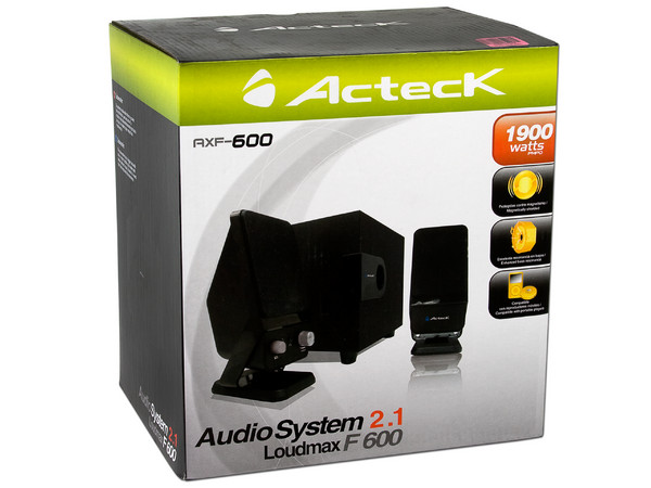 Bocinas Acteck AXF-600 2.1 de 1900 Watts PMPO