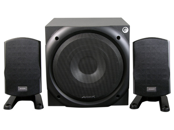 Bocinas Acteck Loudforce 700 con SubWoofer, Color Negro