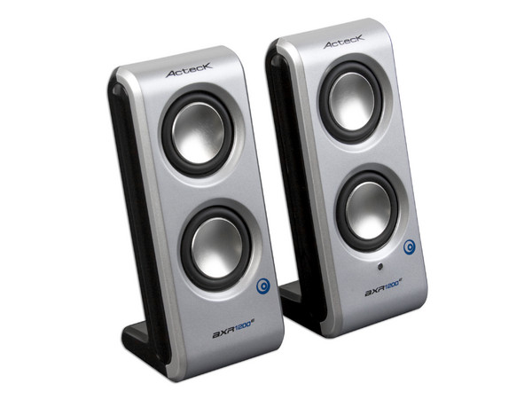 MiniBocinas Ultraportátiles Acteck TRAVELMAX para Laptop/Netbook. USB