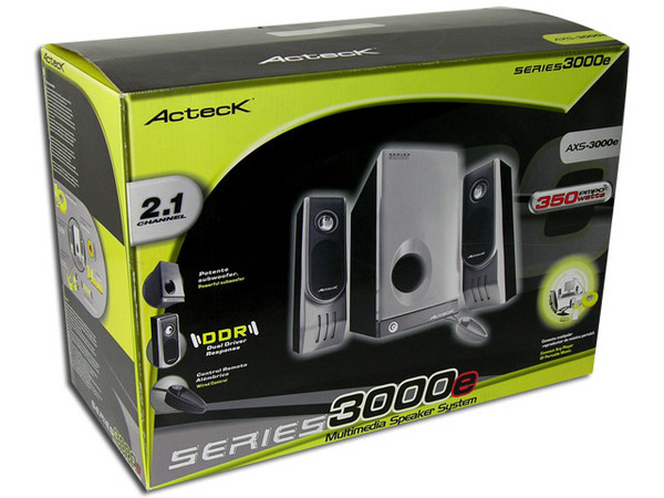 Bocinas Stereo SubWoofer Acteck AXS-3000
