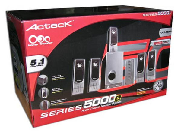 Bocinas Acteck AXS-5500e con SubWoofer, 5.1