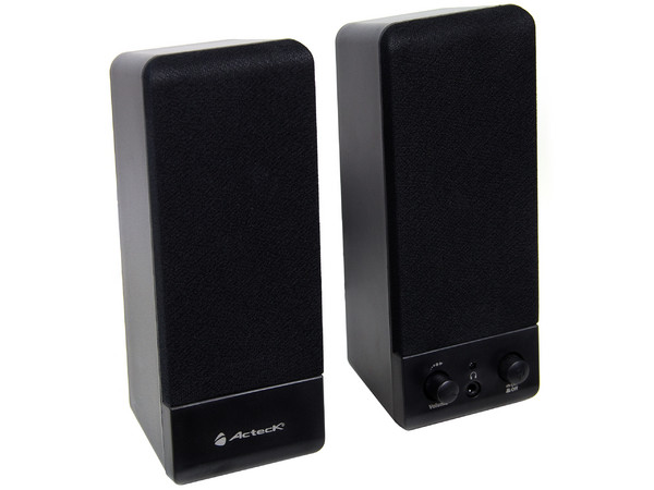 Bocinas Acteck Multimedia 2.0 AX-2550, USB.