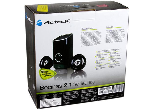 Bocinas Acteck AXF-160 Multimedia 2.1