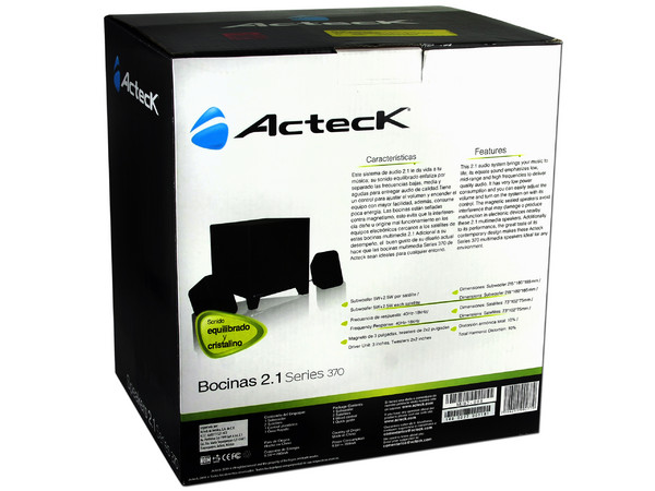 Bocinas Acteck AXF-370 Multimedia 2.1