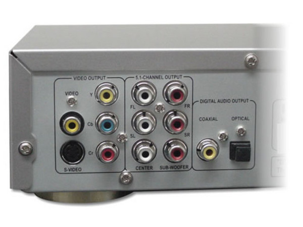 Sistema de audio y video Digital para cine en casa. Incluye DVD y juego de bocinas 5.1.