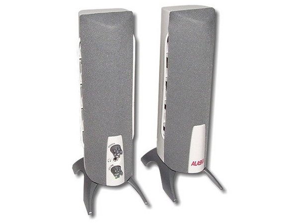 Bocinas Stereo Alaska AK-2000 de 2W RMS