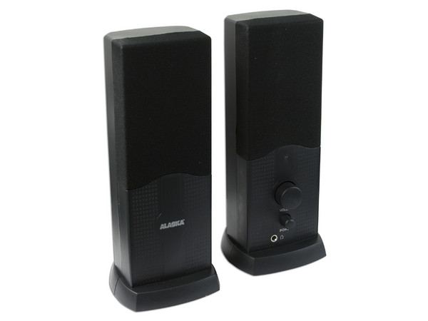 Bocinas Alaska 350W P.M.P.O, color Negras.