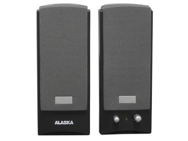 Bocinas Alaska 180W P.M.P.O, color Negras.