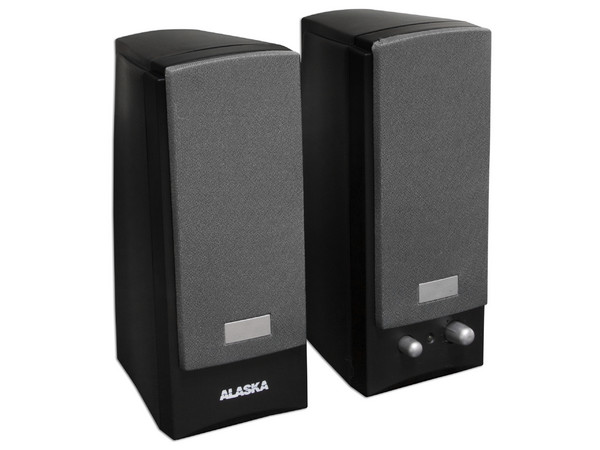 Bocinas Alaska 180W P.M.P.O, color Negras.