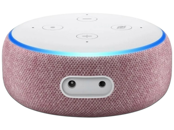 Bocina inteligente Amazon Echo Dot 3ra generación con Alexa. Color Rosa.