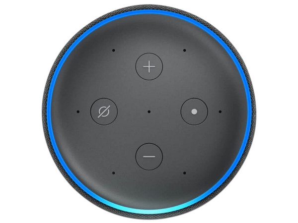 Asistente inteligente Amazon Echo (Tercera generación). Color Negro.