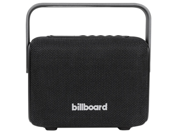 Bocina Portátil Billboard Carbono Reflect, 5W, Bluetooth, IPX5. Color Negro.