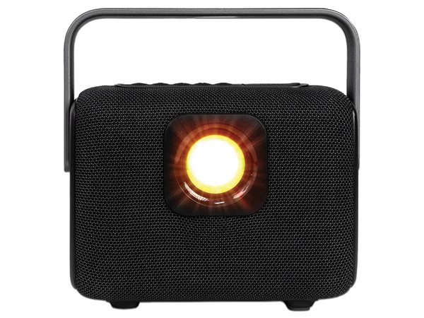 Bocina Portátil Billboard Carbono Reflect, 5W, Bluetooth, IPX5. Color Negro.