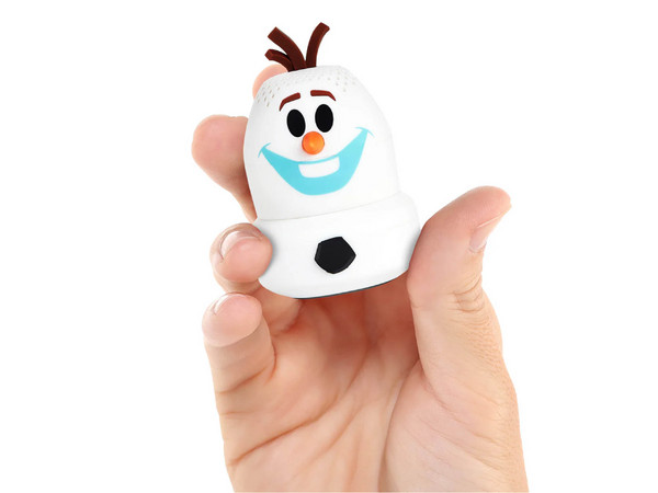 Bocina Portátil Bitty Boomers BITTYGLOOLAF, Bluetooth, Edición Olaf Frozen. Color Blanco.
