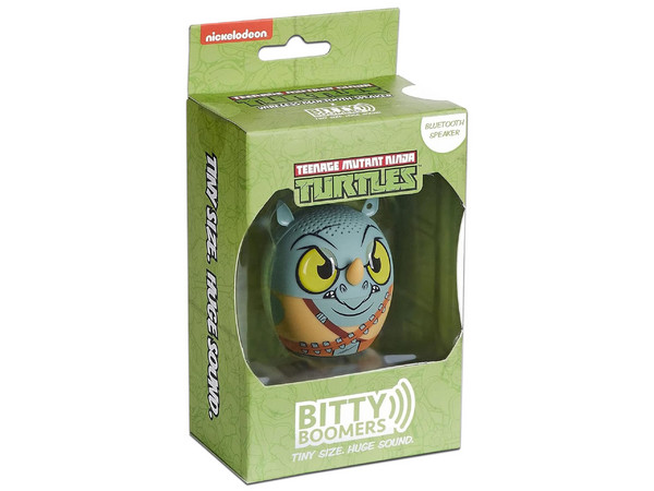 Bocina Inalámbrica Portátil Bitty Boomers BITTYROCK, Bluetooth. Edición Rocksteady Tortugas Ninja.
