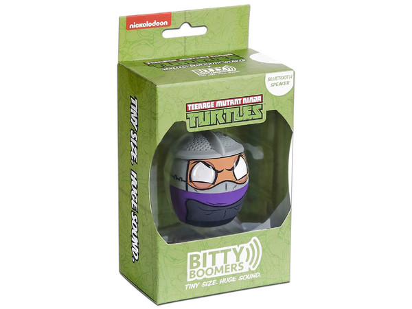 Bocina Inalámbrica Portátil Bitty Boomers BITTYSHREDD, Bluetooth. Diseño Shredder TMNT.