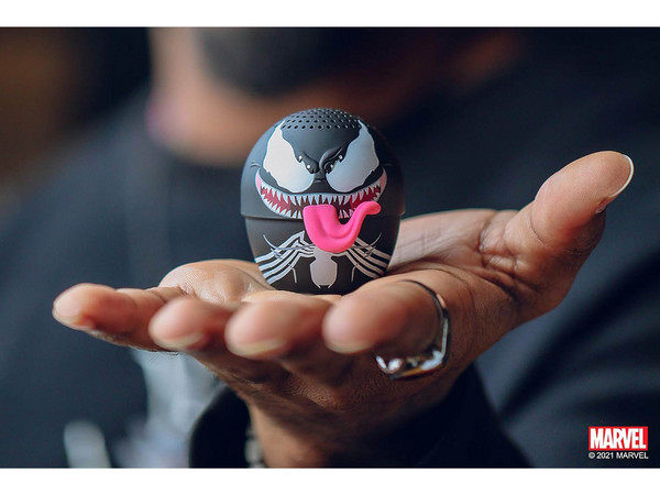 Bocina Inalámbrica Portátil Bitty Boomers BITTYVENOM2, Bluetooth 5.0. Venomized Capitán América.
