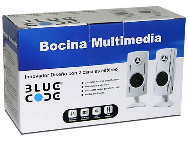 Bocinas Blue Code estéreo Multimedia