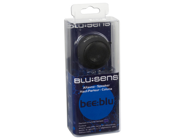 Bocina de Bolsillo Blusens BEE:BLU. para MP3, MP4, Celular o cualquier dispositivo con salida de 3.5mm