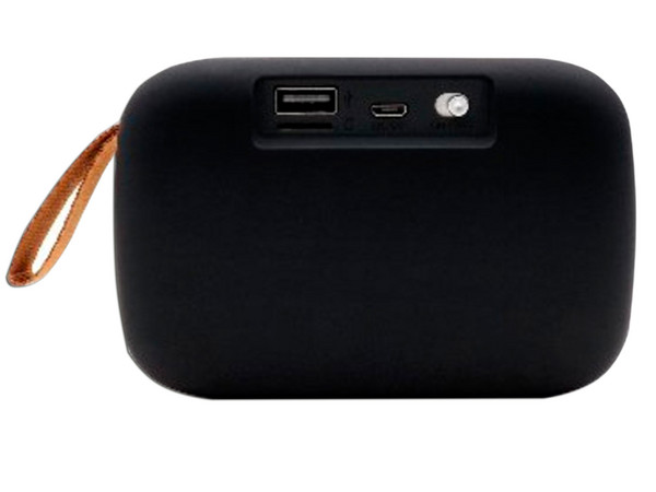 Bocina inalámbrica recargable BRobotix 136469, 3W, Bluetooth, Radio FM, Ranura MicroSD, USB. Color Gris.