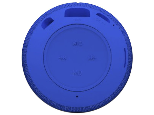 Bocina Portátil Inalámbrica 360  BRobotix 263045, Bluetooth, USB, 3.5mm y Micro SD. Color Azul.