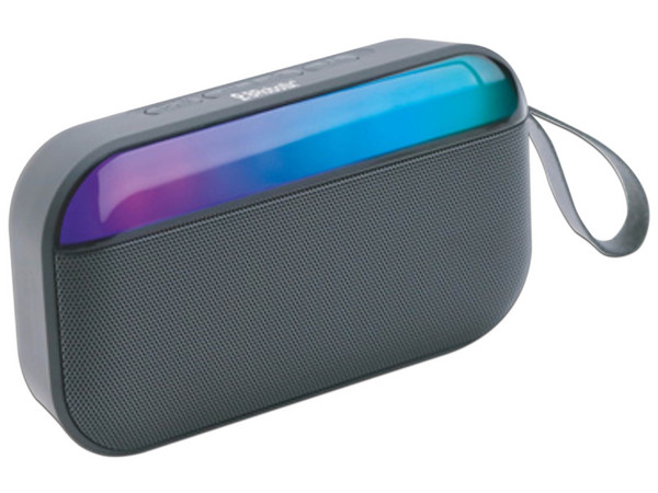Bocina BRobotix 6000120, Bluetooth, Iluminación RGB, Color Gris.