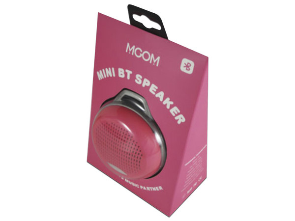 Bocina Inalámbrica BRobotix, Bluetooth, 3.5 mm, 3W. Color Rosa.