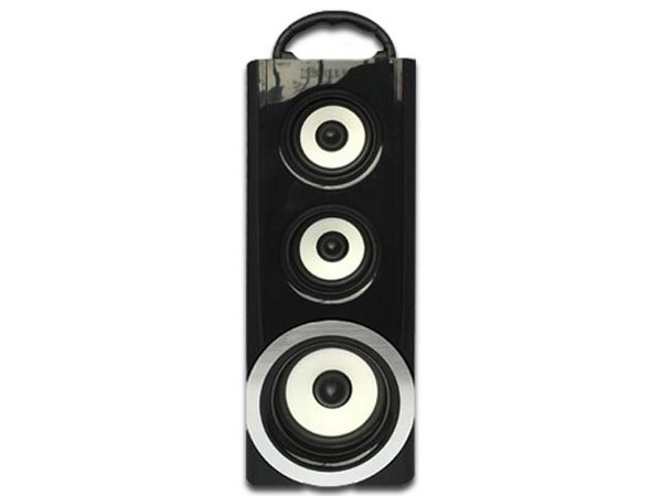 Bocina portátil BRobotix KS-432 Extralarge, USB, Radio FM. Color Blanco.