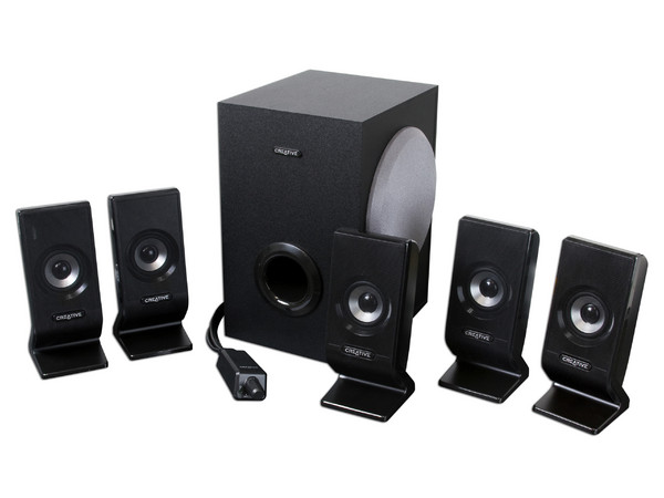 Bocinas Creative Inspire A500 5.1, RMS total de 17 Watts RMS