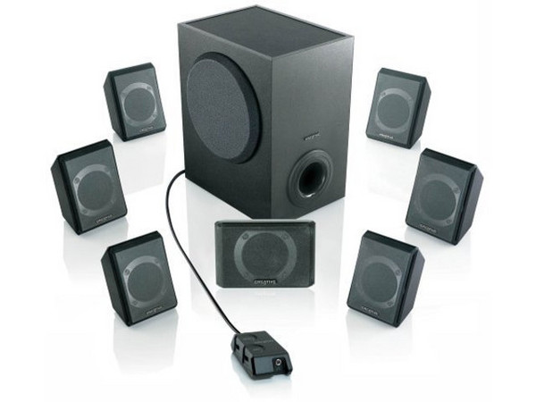 Bocinas Creative Inspire P7800 7.1, RMS total de 90 Watts.