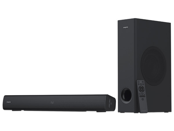 Barra de sonido Creative Labs 51MF8375AA000 de 80W RMS, 2.1 canales, Bluetooth, USB, 3.5mm.