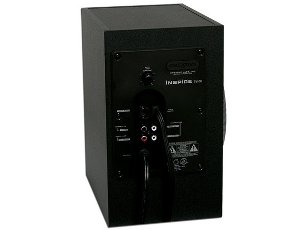 Bocinas Creative Inspire T6100 5.1, RMS total de 76 Watts.