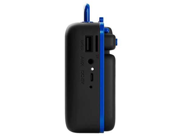 Bocina portátil Retro RTX-10, Bluetooth, Radio FM. Color Azul.