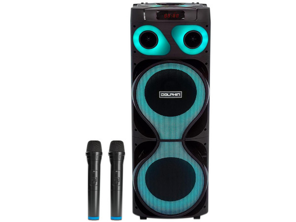 Bocina Dolphin SP-2150RBT con Bluetooth, 2 Woofers de 12