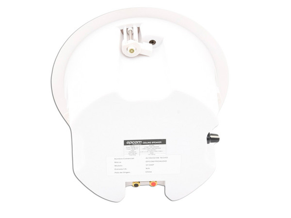 Bocina Coaxial Epcom SF-206P, Montaje en Techo, Respuesta de Frecuencia 100Hz - 18 KHz, Rejilla Metálica, Color Blanco.