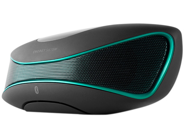 Bocina portátil recargable Energy Sistem EY-424481, Bluetooth, 3.5mm. Negro/Verde.