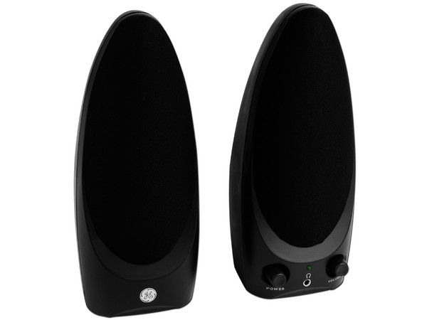 Bocinas General Electric, Sonido Estéreo 2.0, USB. Color Negro 