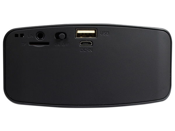 Bocina portátil Ghia Wave GAC-039 con radio FM, Bluetooth, 3.5mm. Color Negro.