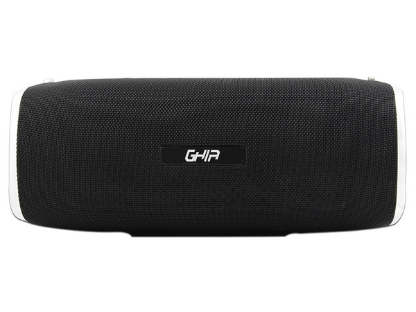 Bocina portátil Ghia BX800 con radio FM, Bluetooth, 3.5mm, Color Negro.