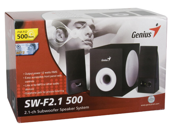 Bocinas Genius 2.1 de 500 Watts PMPO