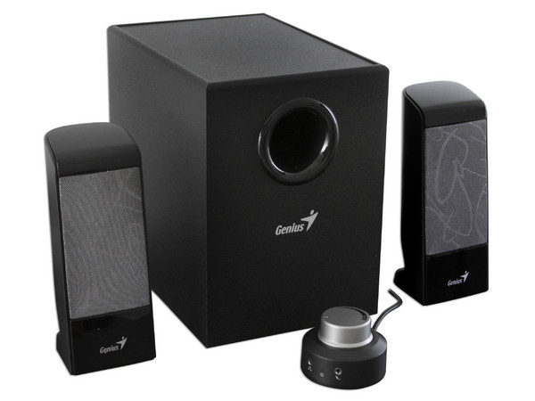 Bocinas Genius SW-J2.1 1200 de 30 Watts RMS