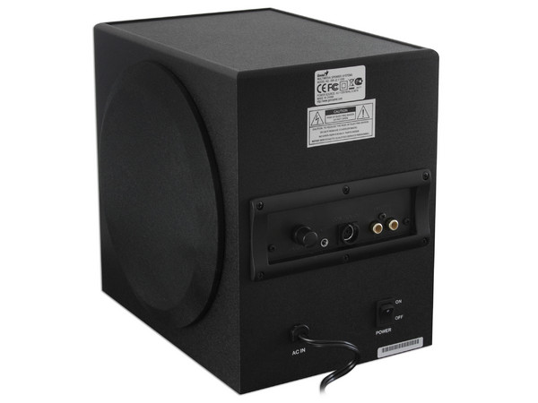 Bocinas Genius SW-J2.1 1200 de 30 Watts RMS