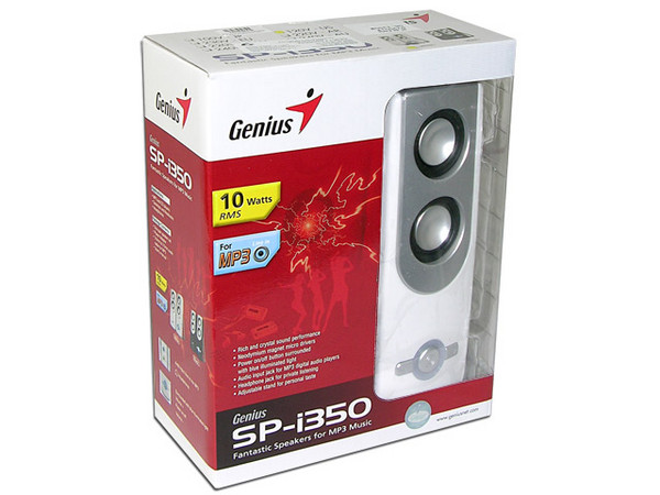 Bocinas Genius SP-i350 10 watts RMS, Color Blanco