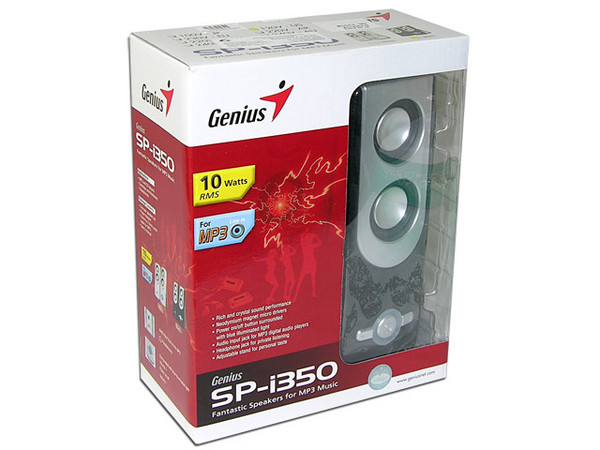 Bocinas Genius SP-i350 10 watts RMS, Color Negro
