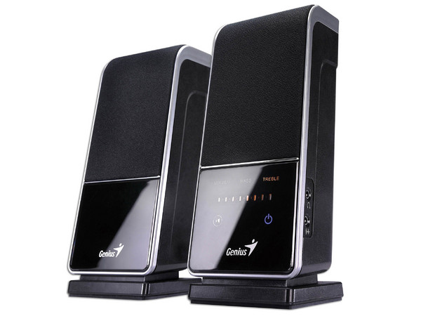 Bocinas Genius Stylish Touch SP-T1200 con Panel Táctil, RMS total de 30 Watts.